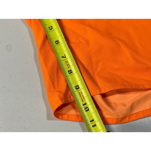 St. John’s Bay Mens Size 3XL Orange Swim Trunks With Elastic Waist & Drawstring - Picture 8 of 11